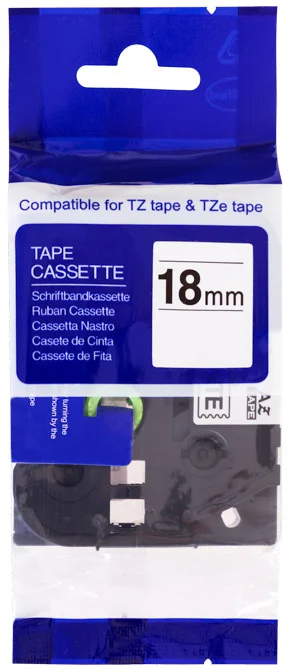PRINTLINE kompatibilný páska s Brother TZE-741, 18mm, čierna tlač/zelený podklad PLTB60