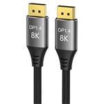 Pripojovací kábel PremiumCord DisplayPort 1.4 32,4 Gbit/s, rozlíšenie 8K, kovové a pozlátené konektory, 7 m