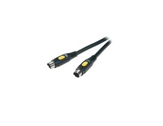 Připojovací kabel Speaka Professional S-VHS, černá, 5 m
