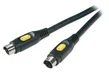 Pripojovací kábel Speaka Professional S-VHS, čierna, 5 m 325180