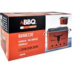 PROGARDEN Prenosný gril na drevené uhlie GRILL KING 43 x 20 cm tehla