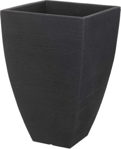 PROGARDEN Rebrovaný kvetináč 40 x 60 cm antracitový