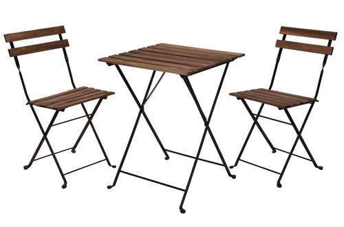 PROGARDEN Záhradný nábytok BISTRO skladacia súprava 3 ks