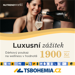 PROMO Poukaz do NUTREND WORLD na wellness v hodnotě 1.900 Kč (2022)