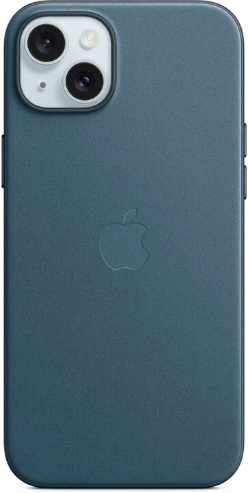 Puzdro Apple iPhone 15 Plus FineWoven s MagSafe - Tichomorská modrá