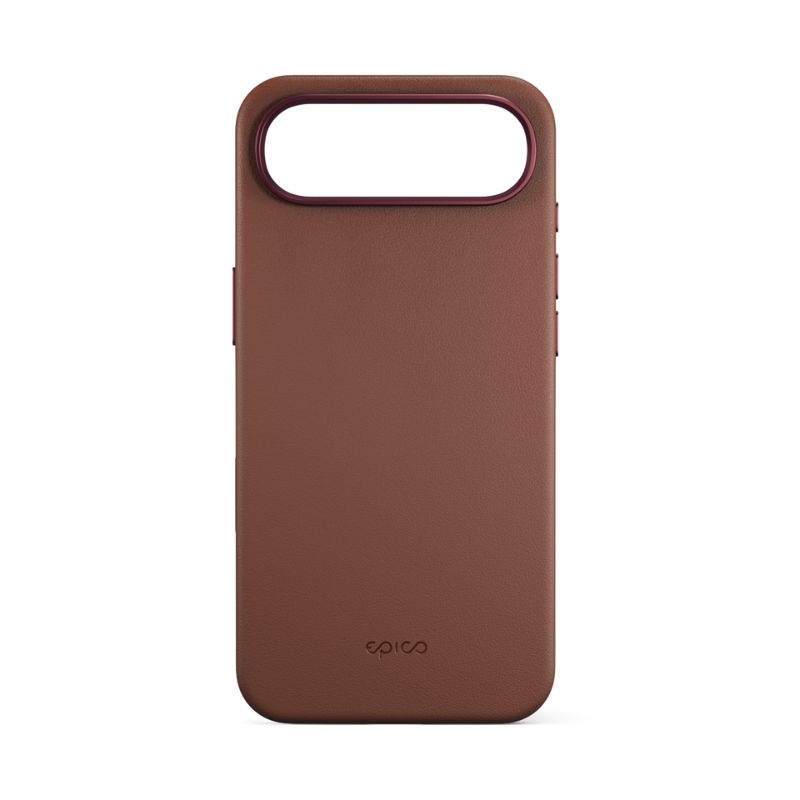 Puzdro Epico Leather Pro Mag+ | iPhone Air | hnedé | kompatibilné s Qi2 a MagSafe (ochrana modulu fotoaparátu)