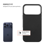 Puzdro FIXED MagLeather pre Apple iPhone 18 Pro Max/17 Pro Max, z vegánskej kože s podporou MagSafe, čierne
