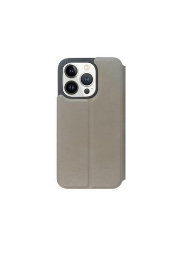 Puzdro RhinoTech FLIP Eco pre Apple iPhone 14 Pro Max, sivé