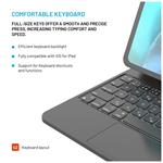 Puzdro s bezdrôtovou klávesnicou FIXED Typee pre Apple iPad Pro 11" M4 2024, CZ, čierne