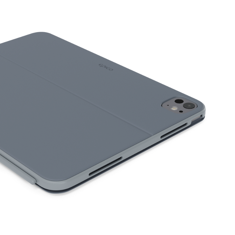 Puzdro s podsvietenou klávesnicou Epico pre Apple iPad Pro 11" (M4) - ČIERNE - sivé