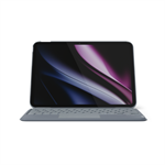 Puzdro s podsvietenou klávesnicou Epico pre Apple iPad Pro 11" (M4) - ČIERNE - sivé