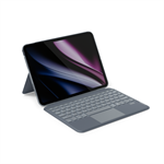 Puzdro s podsvietenou klávesnicou Epico pre Apple iPad Pro 11" (M4) - ČIERNE - sivé