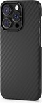 Puzdro Spello Carbon+ Mag+ pre iPhone 16 – čierne