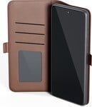 Puzdro Spello Flip Case pre Xiaomi Redmi 10 5G – svetlohnedé