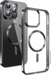 Puzdro Swissten Clear Jelly MagStick pre Apple iPhone 14 Pro Max, čierne