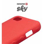 Puzdro Swissten Sky Galaxy A7 2018, červené