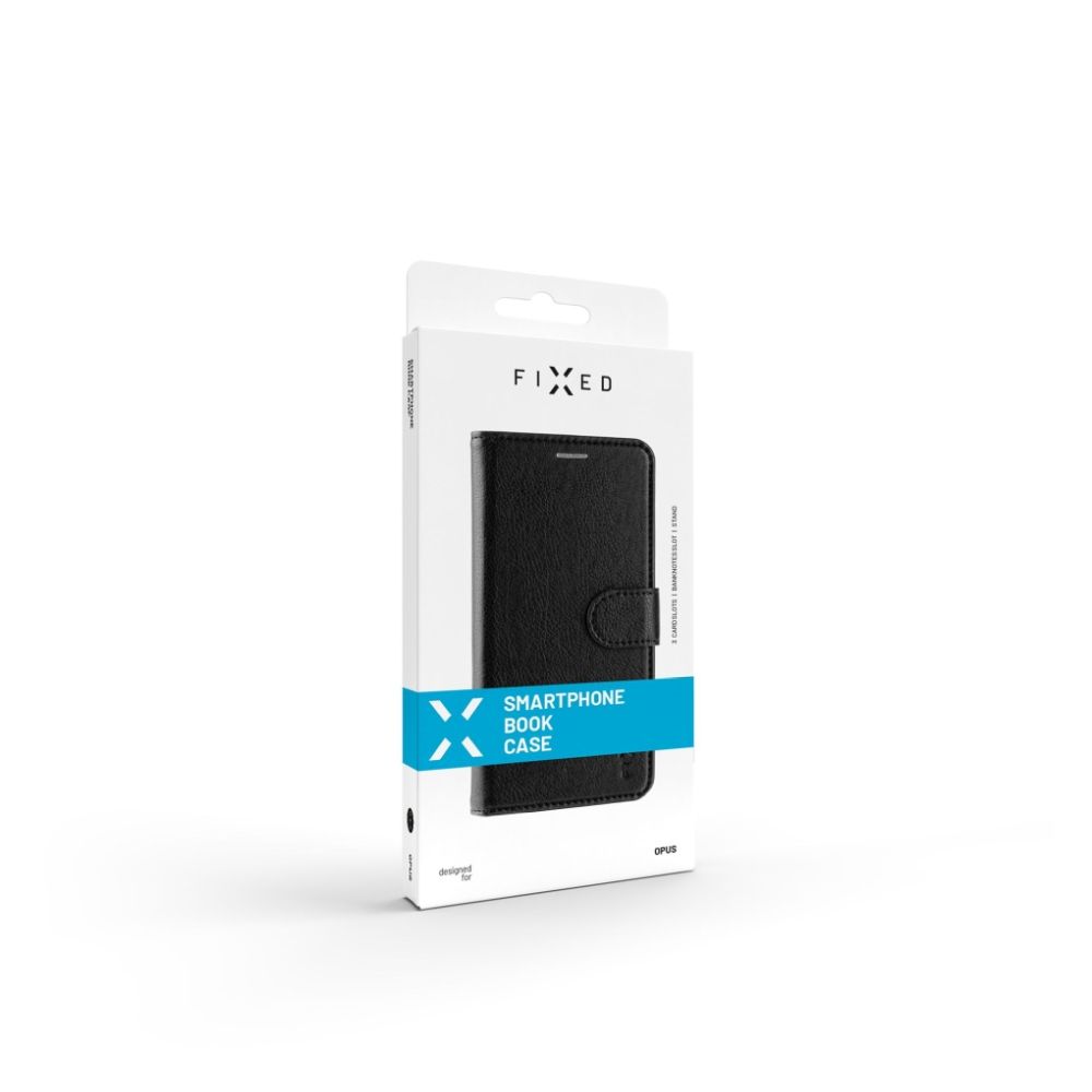 Puzdro typu kniha FIXED Opus pre Apple iPhone 15 Pro Max, čierne