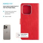 Puzdro typu kniha FIXED Opus pre Apple iPhone 16 Pro Max, červené