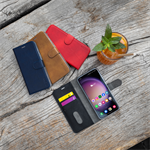 Puzdro typu kniha FIXED Opus pre Motorola Edge 50 5G, čierne
