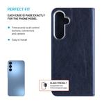 Puzdro typu kniha FIXED Opus pre Samsung Galaxy A15/A15 5G, modré