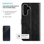 Puzdro typu kniha FIXED Opus pre Samsung Galaxy A36 5G/A56 5G, čierne