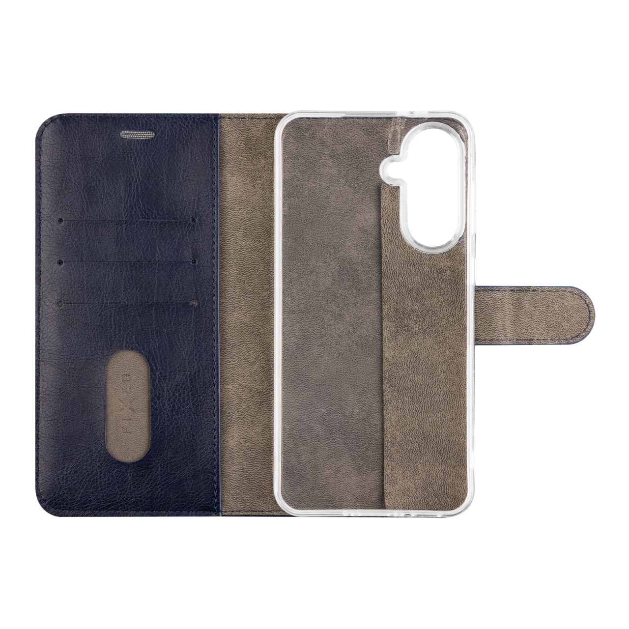 Puzdro typu kniha FIXED Opus pre Samsung Galaxy A36 5G/A56 5G, modré