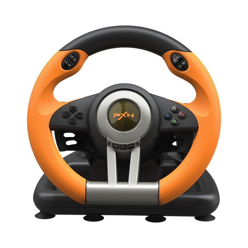 PXN V3PRO Bundle (PC/Switch/PS3/PS4/Xbox One/Series X|S), černá-oranžová