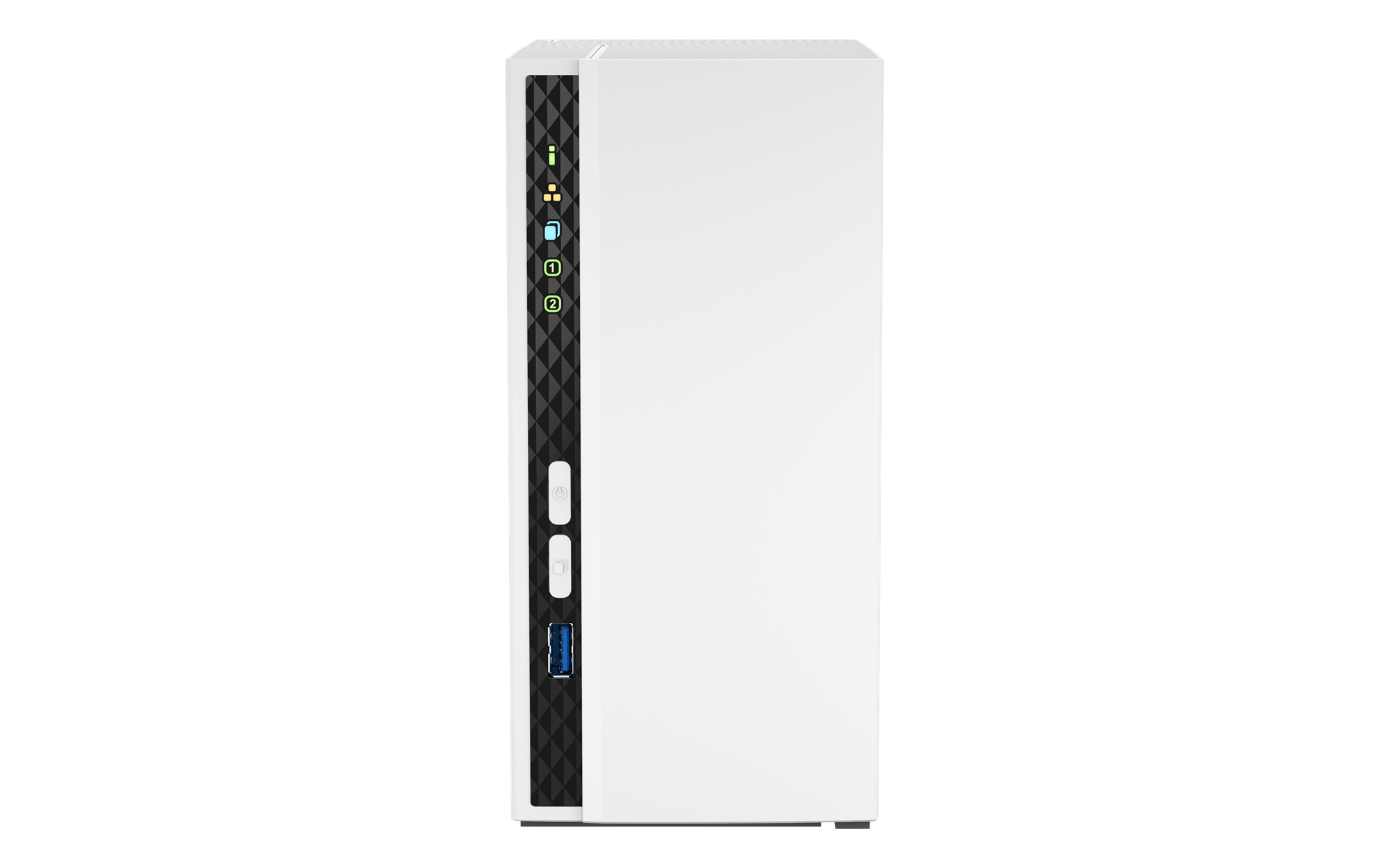 QNAP TS-233 (4core 2,0GHz + NPU, 2GB DDR4 RAM, 2x SATA, 1x GbE, 1x USB 2.0, 1x USB 3.2)