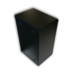 RACK DATACOM 10" nástenný rack 9U/280 mm (sklo) čierny