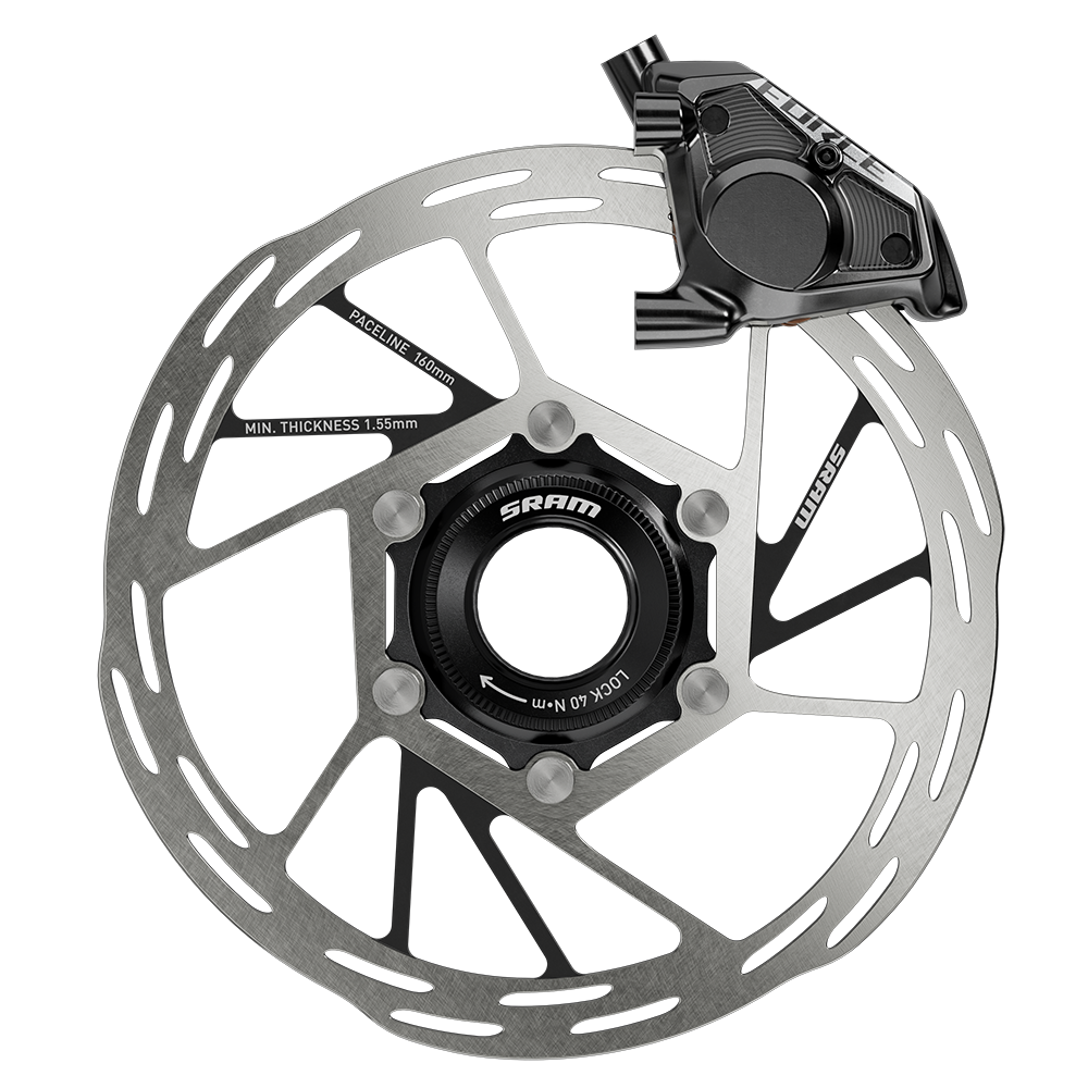 Řadící/hydraulická disková brzda SRAM FORCE AXS E1 Stealthamajig connected, zadní brzdová/