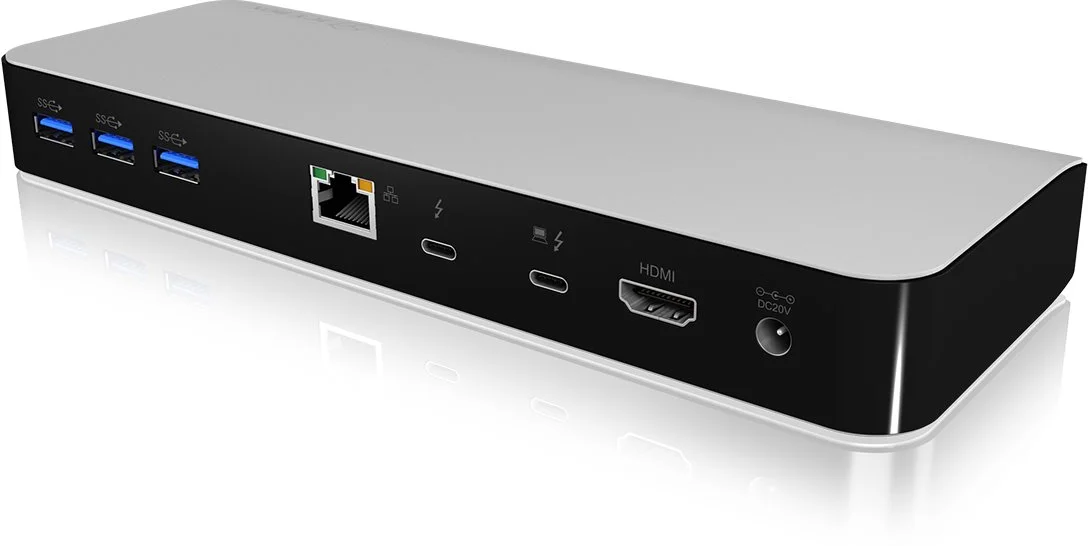 RaidSonic ICY BOX IB-DK2501-TB3 Dokovacia stanica Thunderbolt 3 USB-C