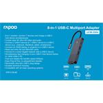 Rapoo UCM-2004 Multiportový adaptér USB-C 8 v 1