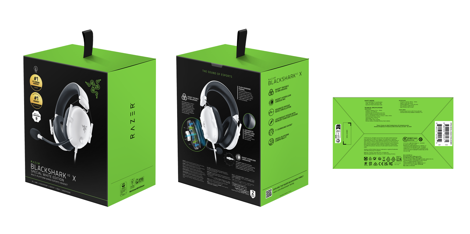 Razer BlackShark V2 X Special White Edition