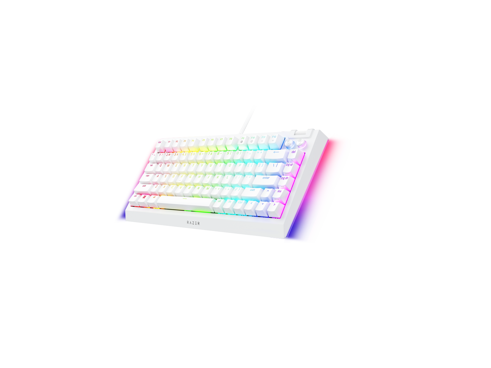 Razer BlackWidow V4 75% White Ed., US