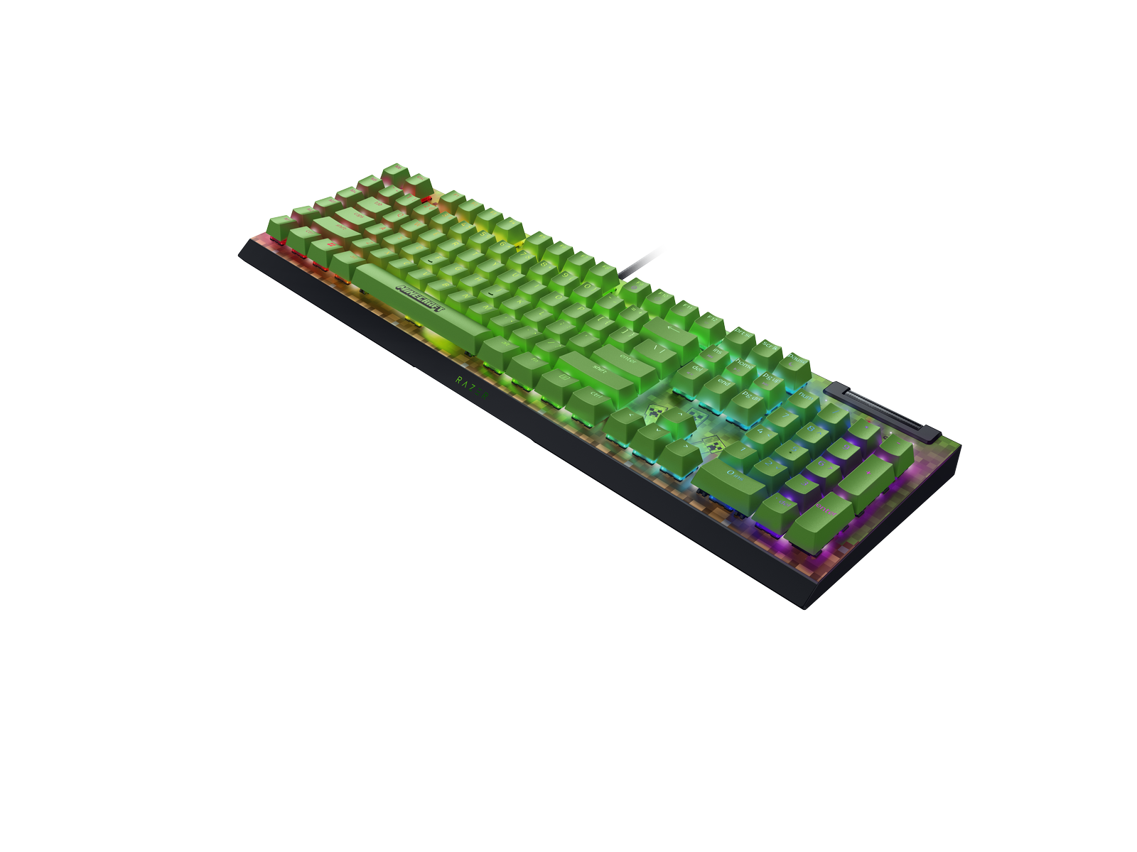 Razer BlackWidow V4 X (Green Switch) - Minecraft Ed. - US Layout