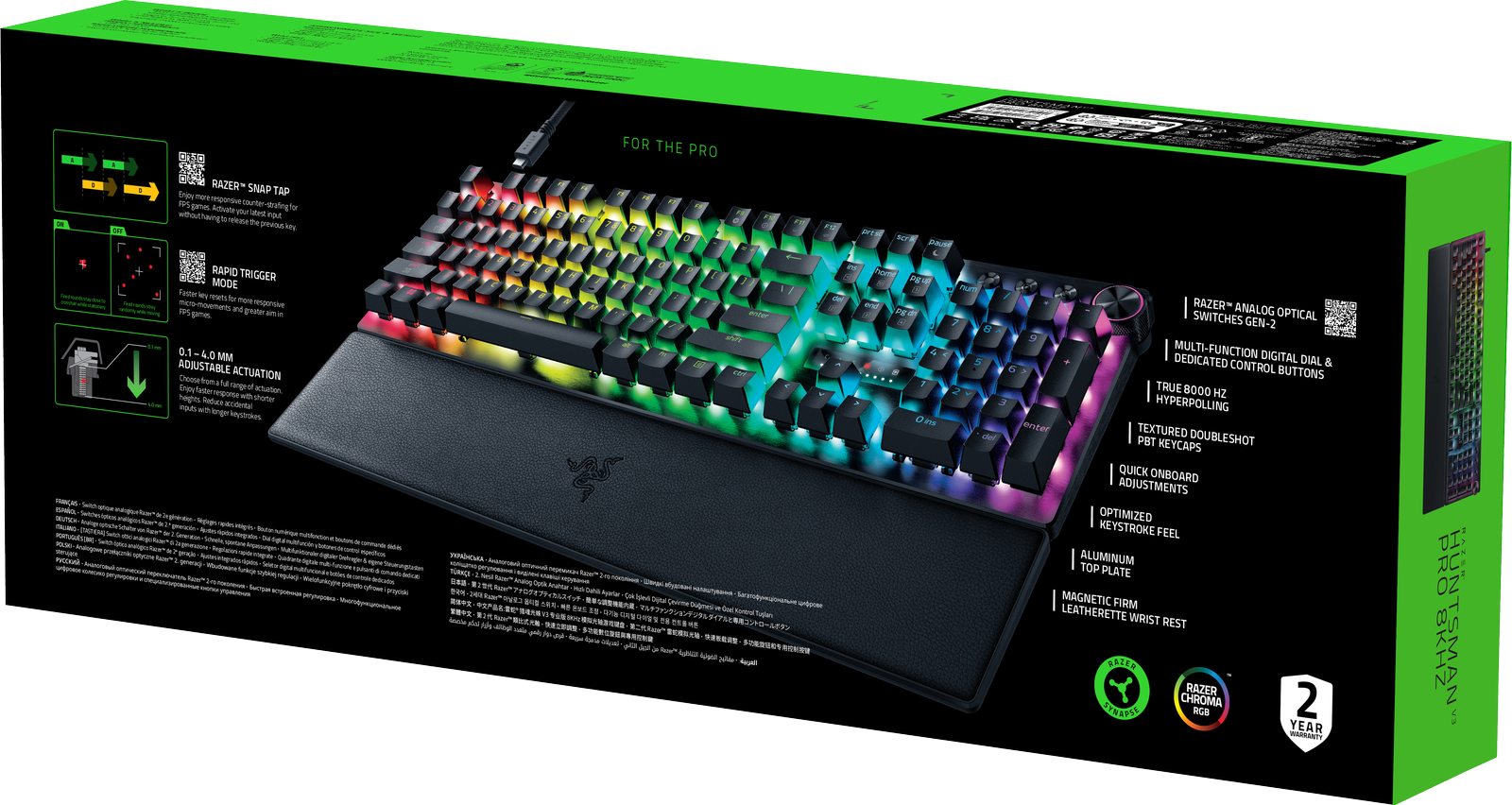 Razer Huntsman V3 Pro 8KHz - US Layout