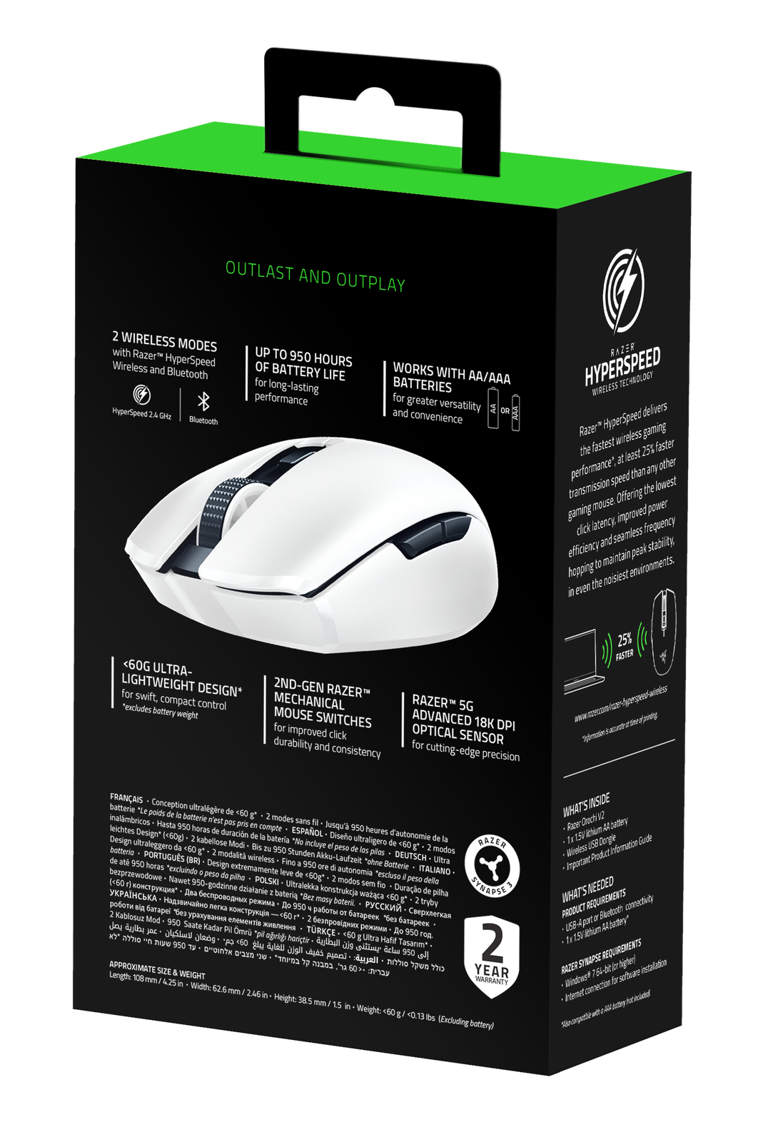 Razer Orochi V2 White Ed.