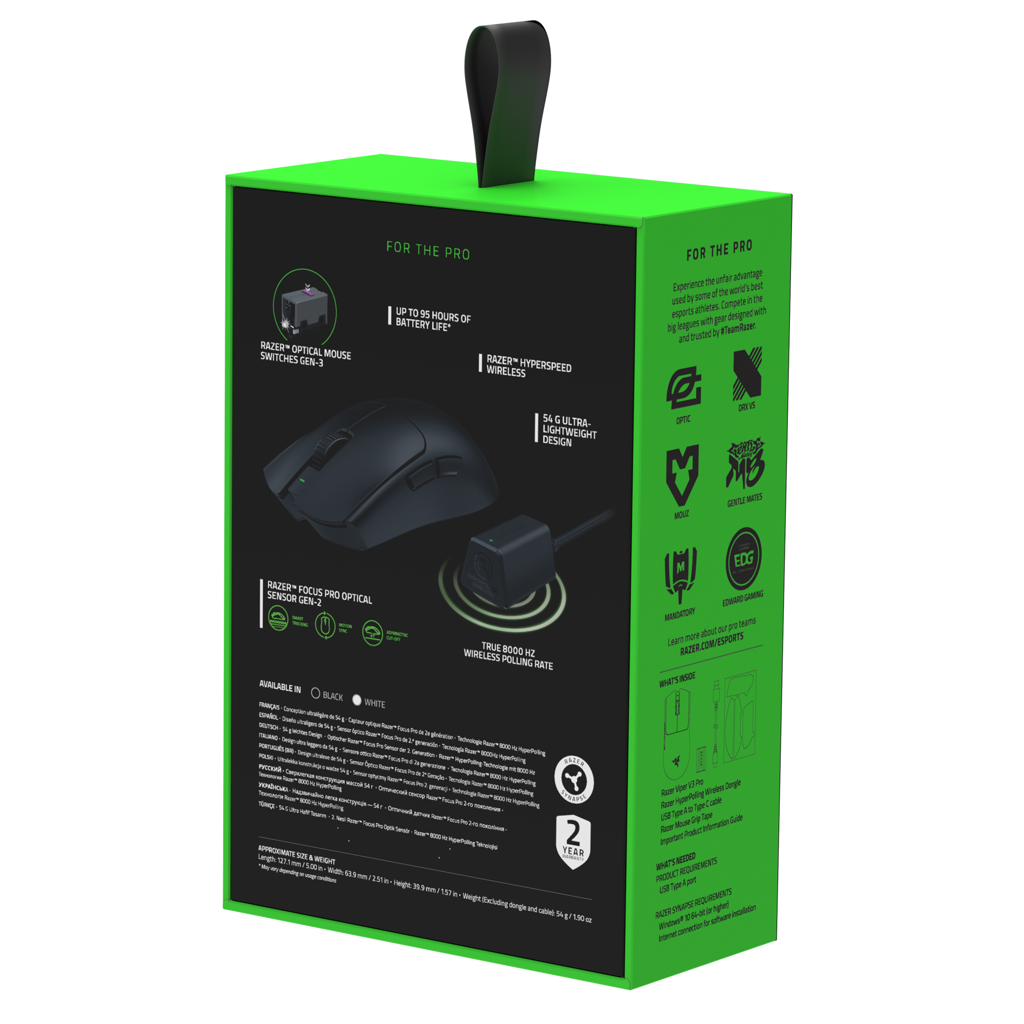 Razer Viper V3 Pro - bezdrôtová herná myš