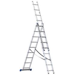 rebrík G21 3-dílný 5,9m, 3x9 priečok GA-H-3x9