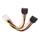 Redukcia napájania Gembird molex - 2x SATA, 15 cm