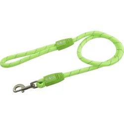 Reflexné lanové vodítko Buster 120cm/13mm limetkové