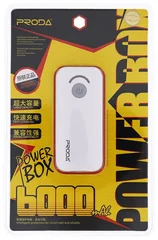 Remax Proda PowerBox V3 PowerBank 6000mAh bílo stříbrná