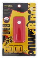 Remax Proda PowerBox V3 PowerBank 6000mAh červeno bílá