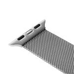 Remienok Fixed Mesh Strap zo sieťoviny z nehrdzavejúcej ocele pre Apple Watch 42/44/45 mm, strieborný