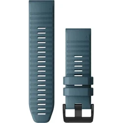 Remienok Garmin QuickFit 26 mm, silikónový, modrý, čierna pracka
