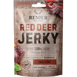 RENJER Modern Nordic Red Deer (Jelení) Jerky Chilli & Lime 25g