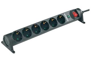 Renkforce 615F-CMB-S, počet zásuviek 6, IP20, 1,50 m, čierna