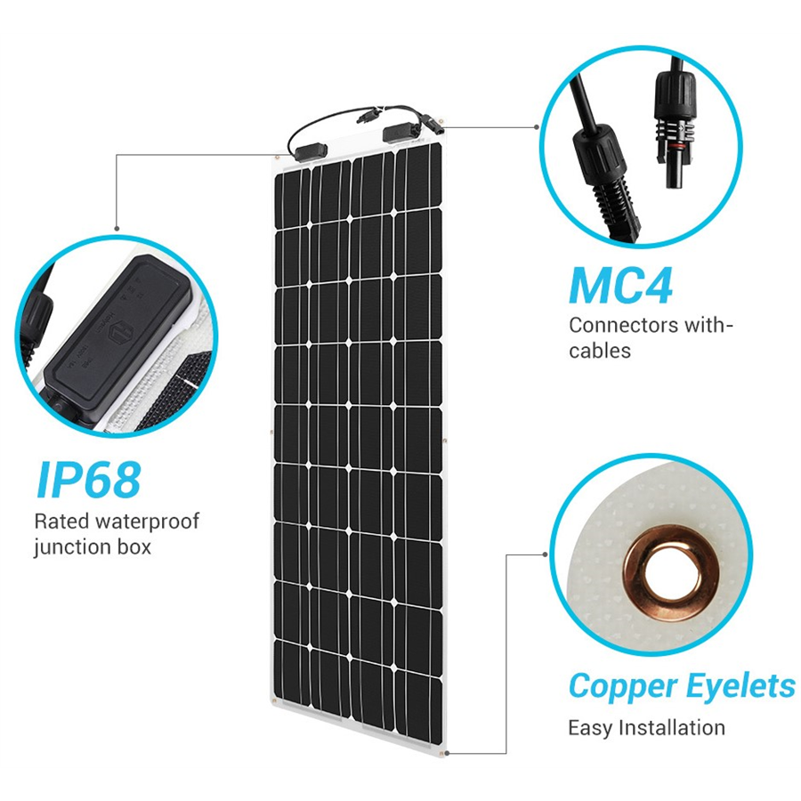 Renogy 100Wp/12V flexibilný solárny panel