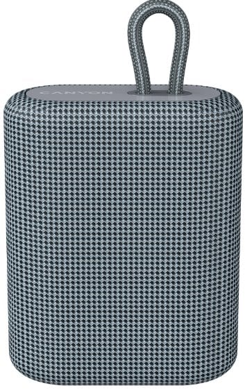 Reproduktor CANYON BSP-4, BT V5.0, BLUETRUM AB5365A, 5W, 1200mAh, USB-C, microSD, sivý
