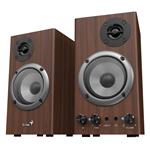 Reproduktory Genius SP-HF 500B, drevené